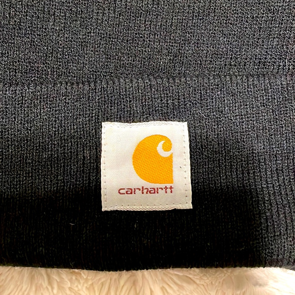 Carhartt black beanie one size
